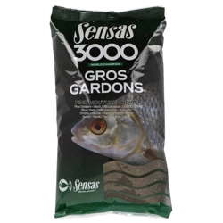 Sensas 3000 Gros Gardons Black Groundbait 1kg